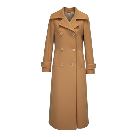 Wool Long Trench size XS