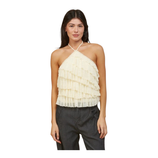 Mesh Halter Top size Xlarge NEW WITH TAGS
