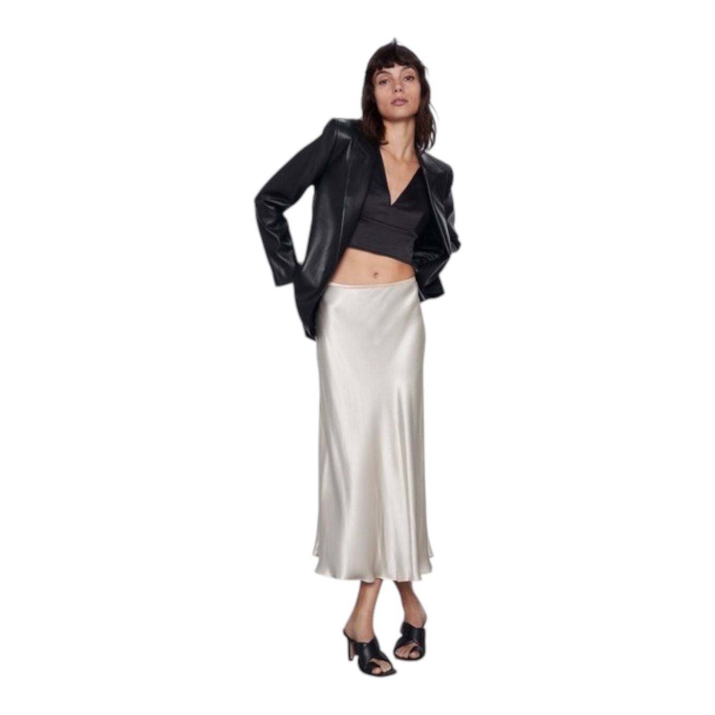 Satin Skirt size Medium New with Tags