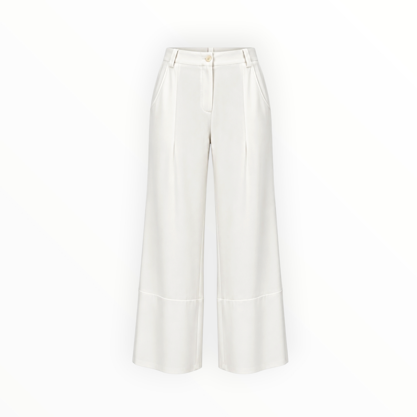 Wide-Leg Crop Trousers size 40