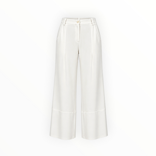 Wide-Leg Crop Trousers size 40