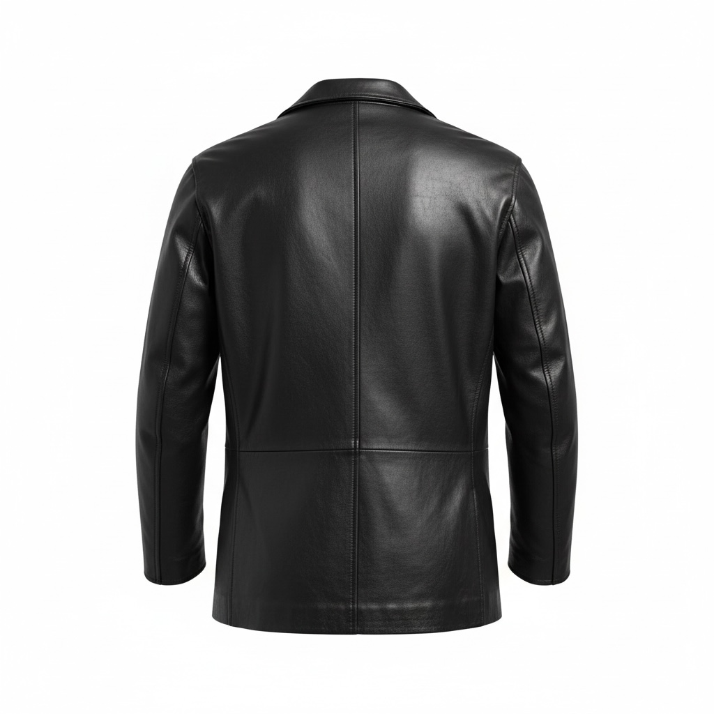 Vegan Leather Blazer size Large