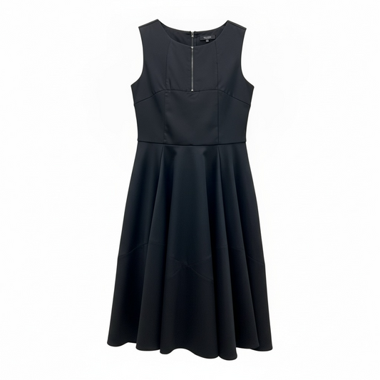 Sleeveless 1/4 Zip Midi Dress size 2 (Small) NEW WITH TAGS