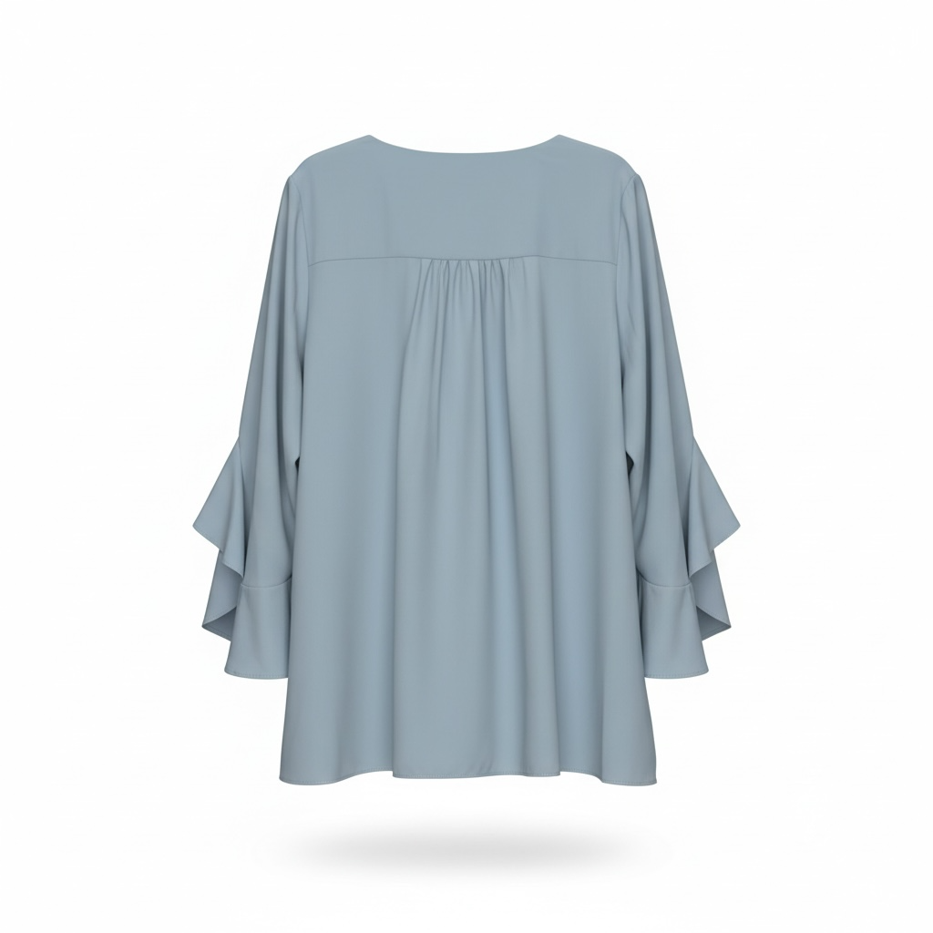 V-neck Flutter Sleeve Blouse size 3x