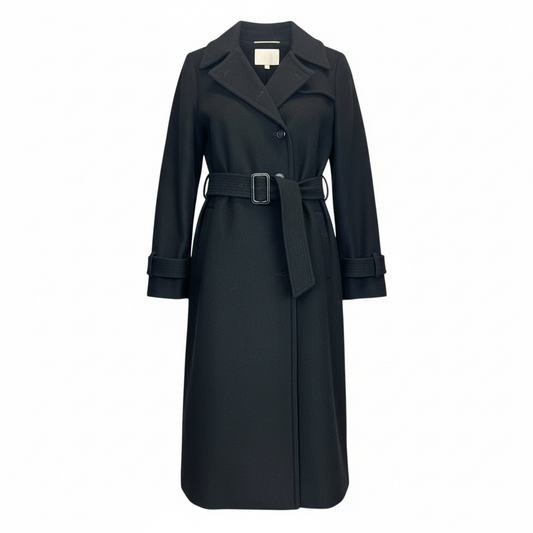 Midi Wool Belted Coat size XS