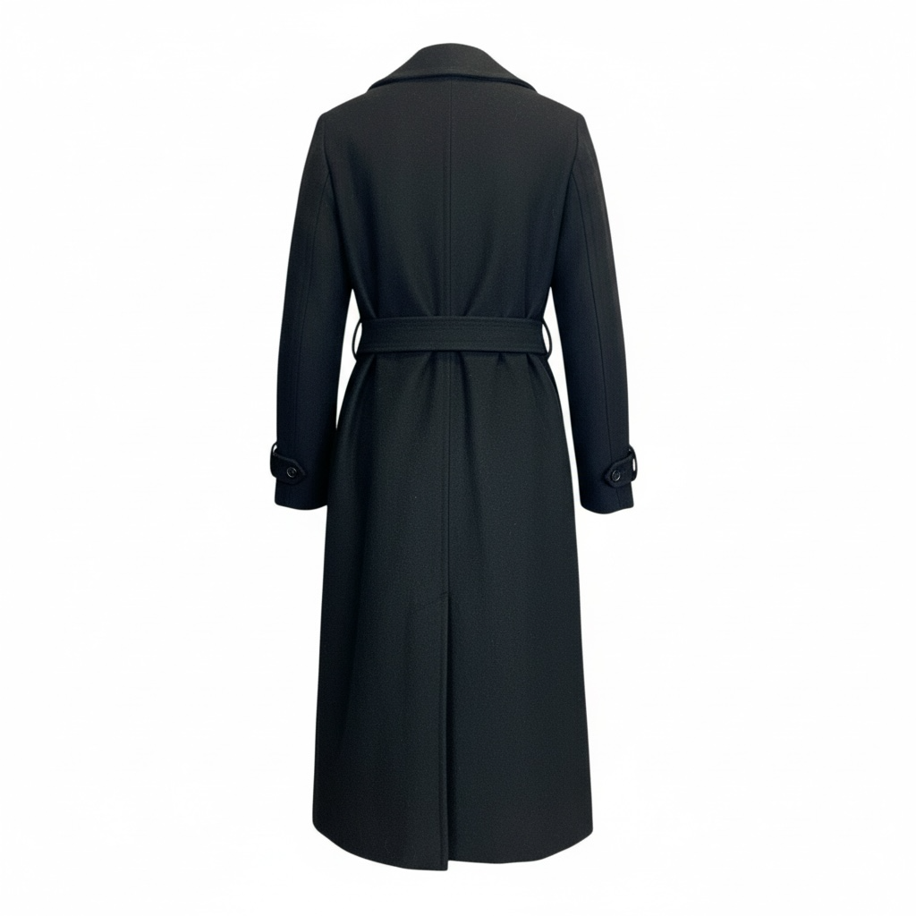 Midi Wool Belted Coat size XS