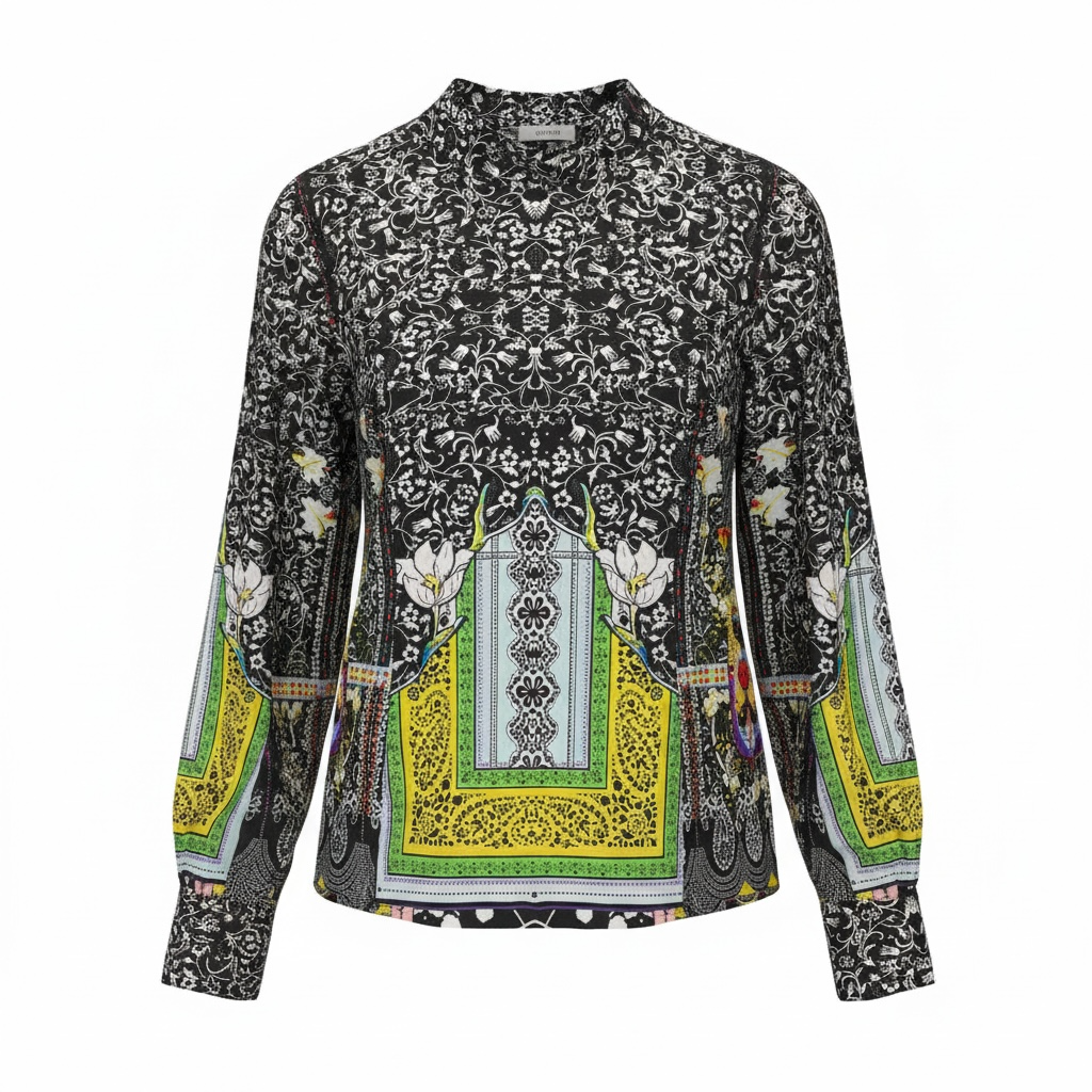 Print Blouse size Large