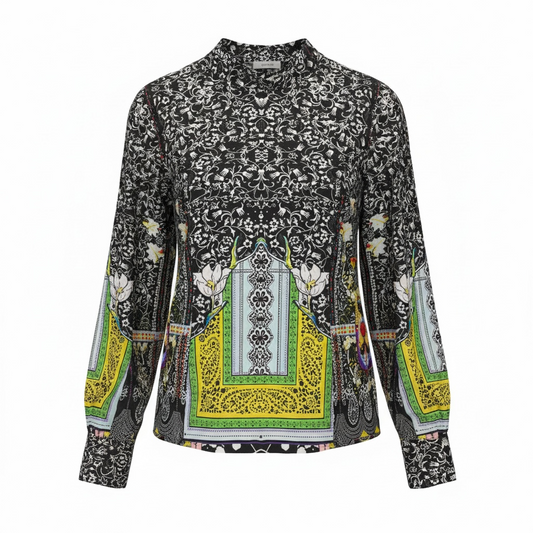 Print Blouse size Large