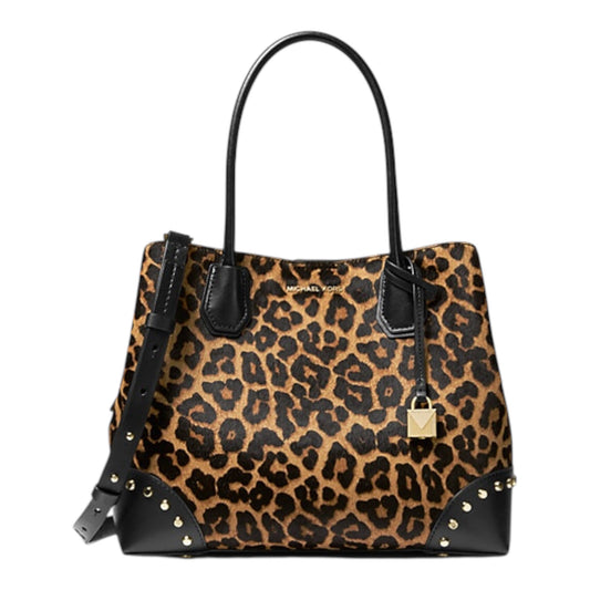 Mercer Gallery Medium Leopard Calf Hair Satchel