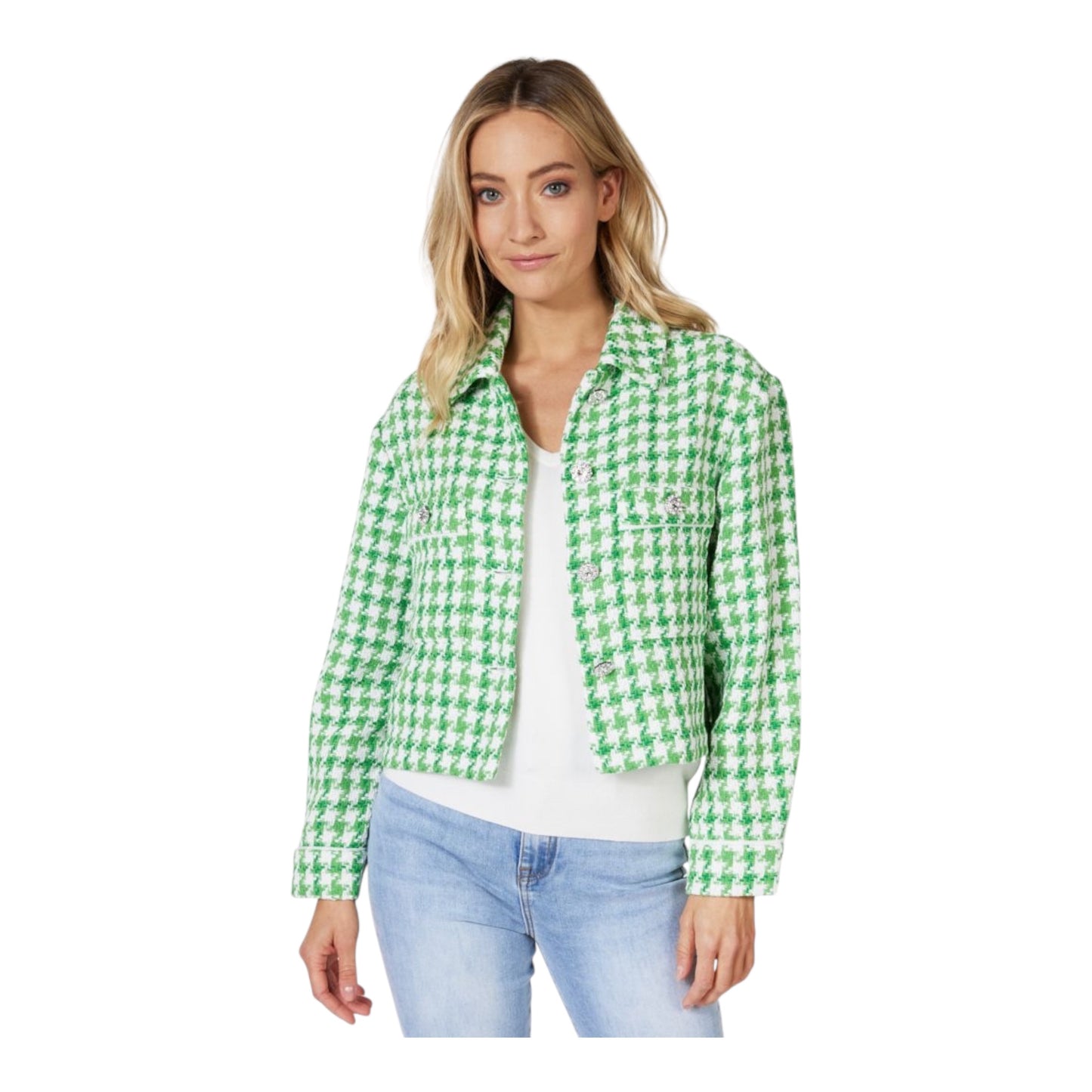 Houndstooth Jacket size 8