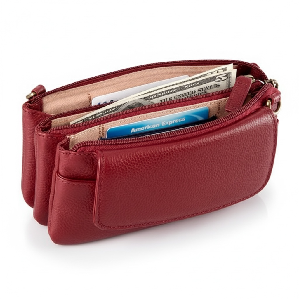 Deluxe Mini Organizer Crossbody Bag