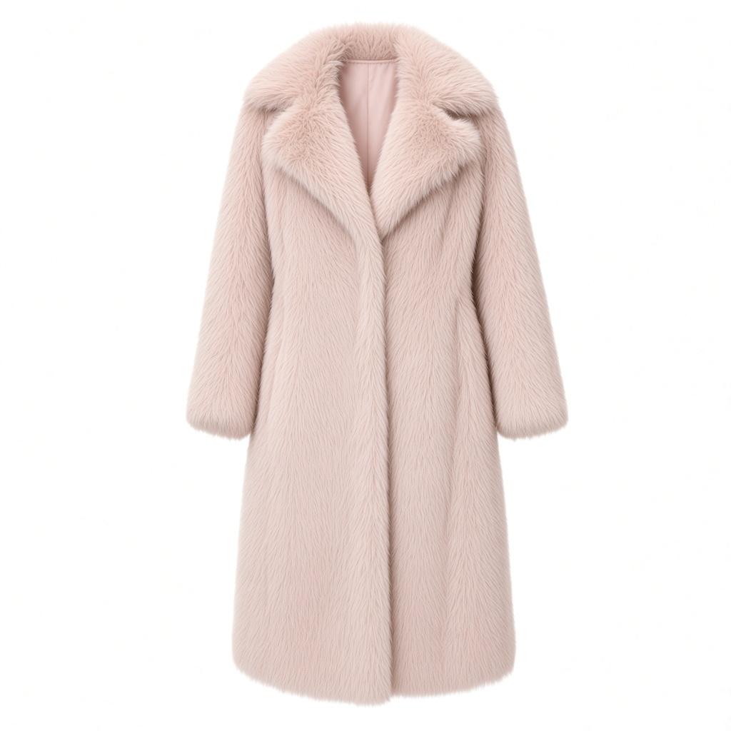 Faux Fur Coat size Small