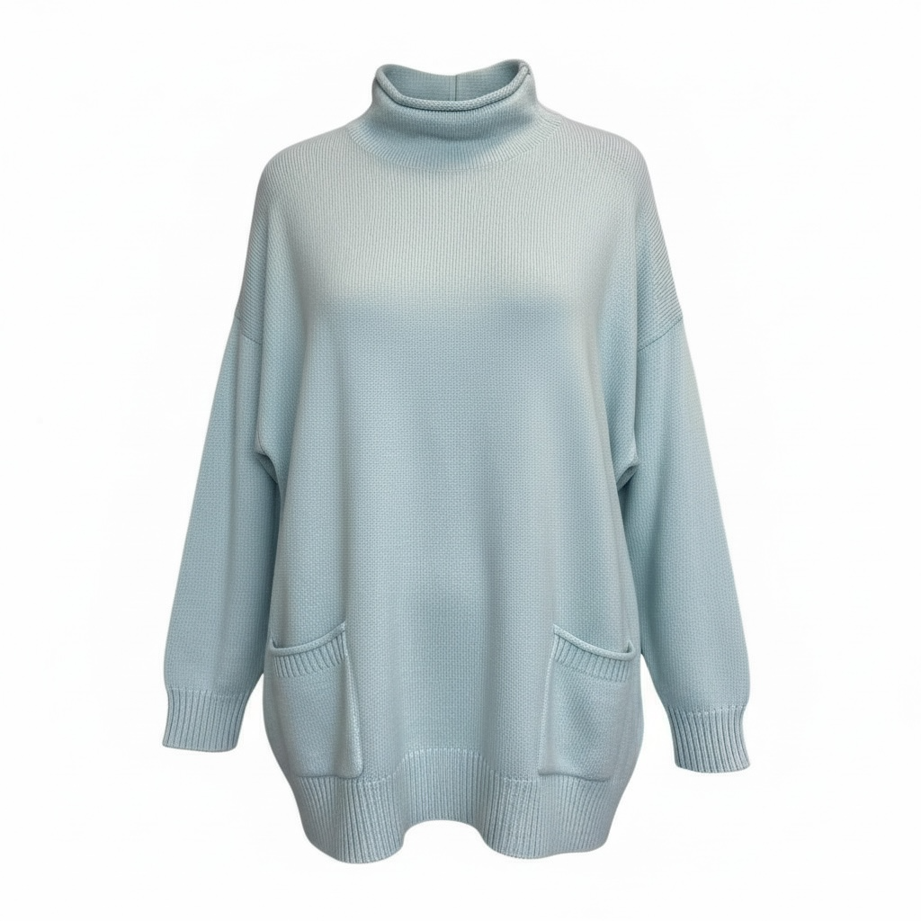 Ribbed Turtleneck Sweater size XL NWT