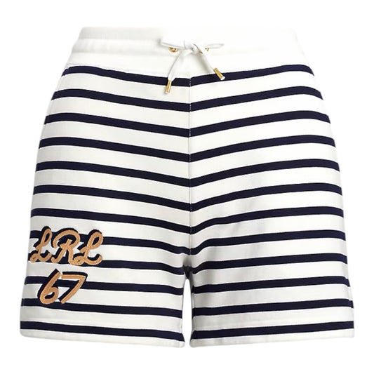 Striped French Terry Drawcord ShortLarge