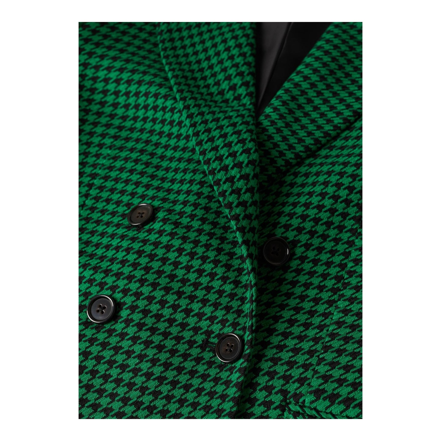 Houndstooth Wool-Blend Blazer size XLarge