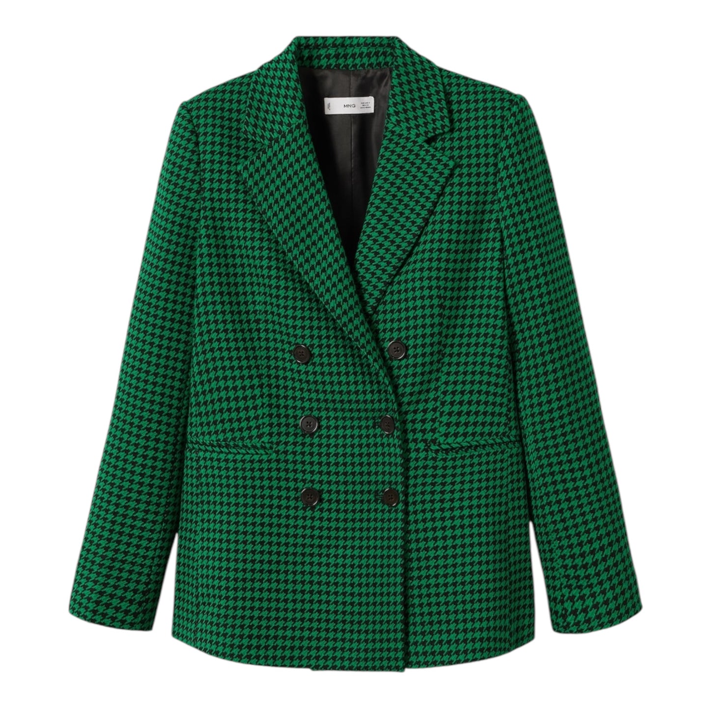 Houndstooth Wool-Blend Blazer size XLarge