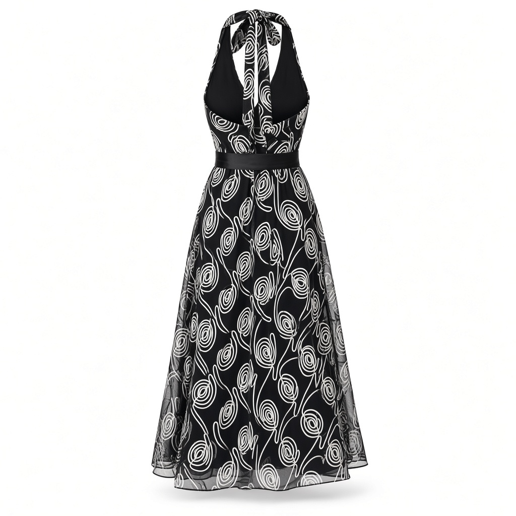 Swirl Halter Dress size 14