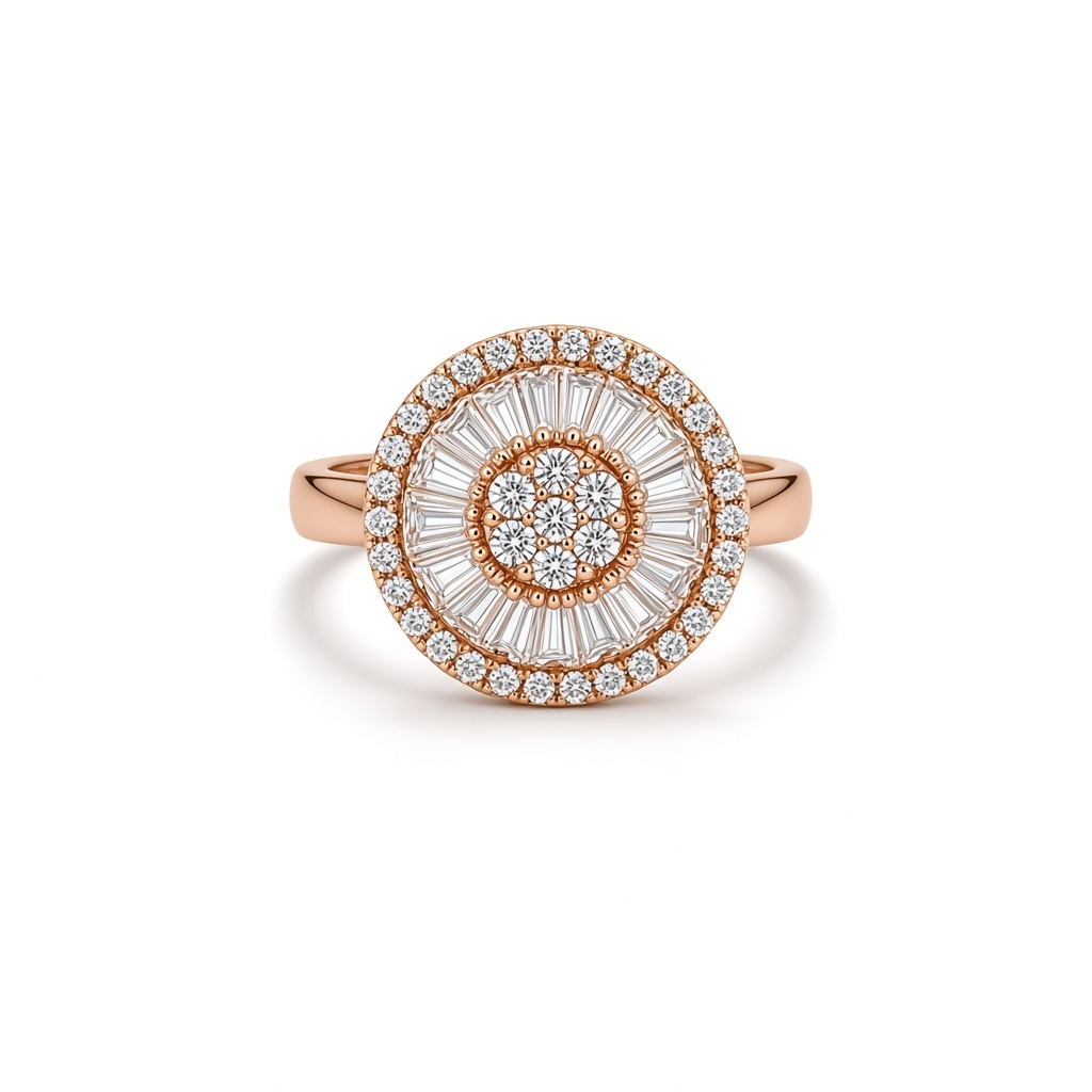 Crystal Circle Ring size 7.5