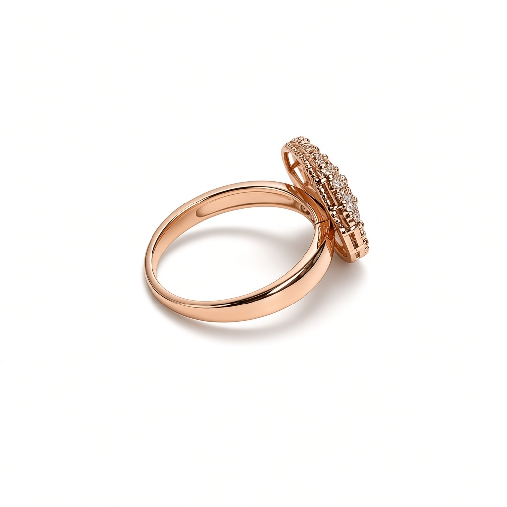 Crystal Circle Ring size 7.5
