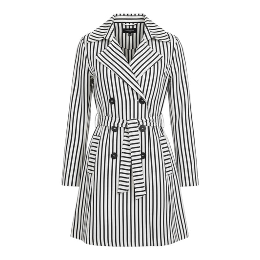 Striped Trench Jacket size 6