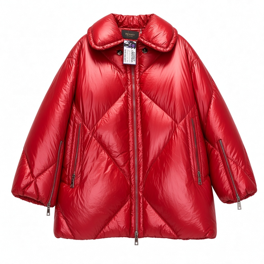Shiny Puffer Jacket size 10