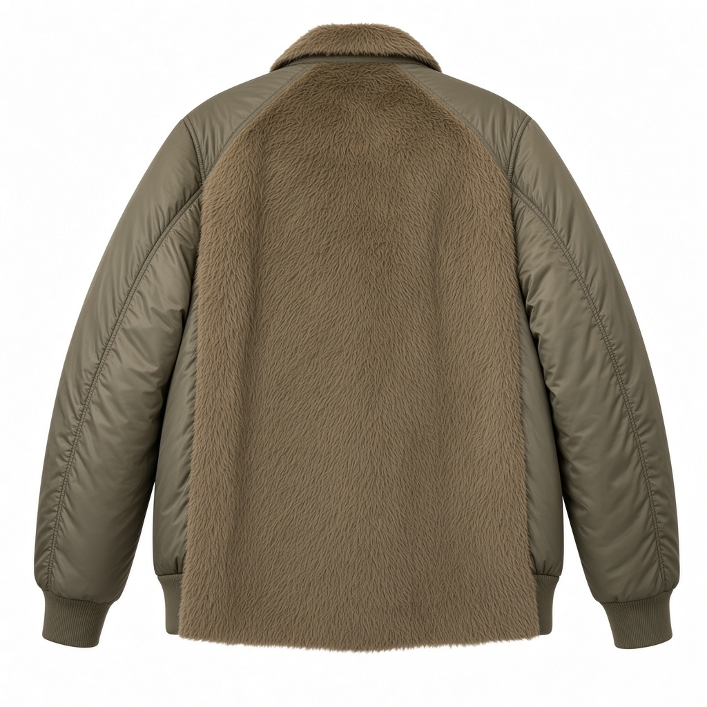 Faux Fur Jacket size 2 (Fits Large)