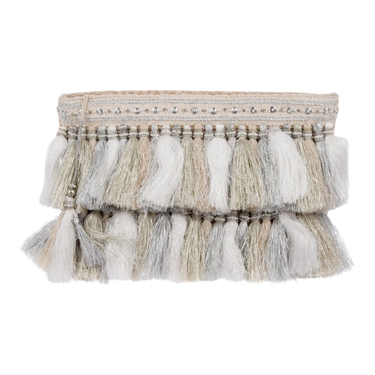 Tassel-Embellished Clutch