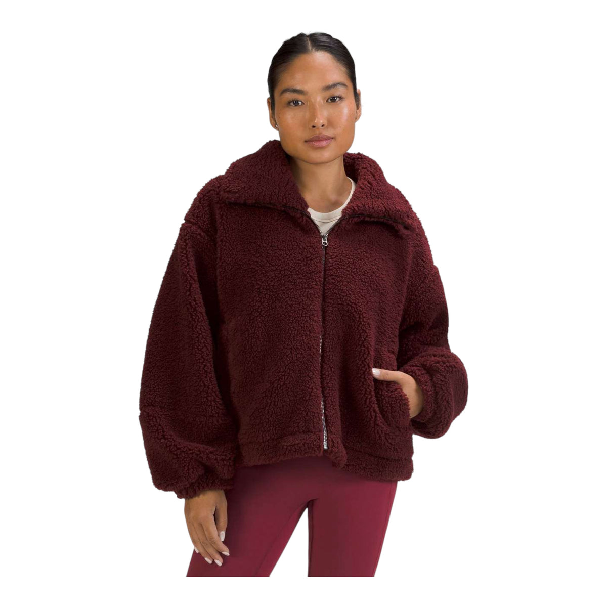 Cinchable Fleece Zip-Up size 14