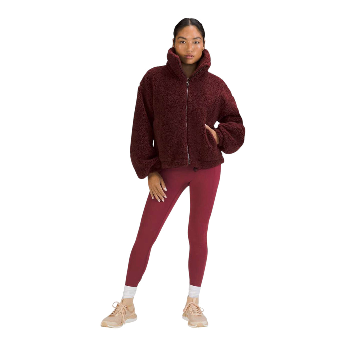 Cinchable Fleece Zip-Up size 14