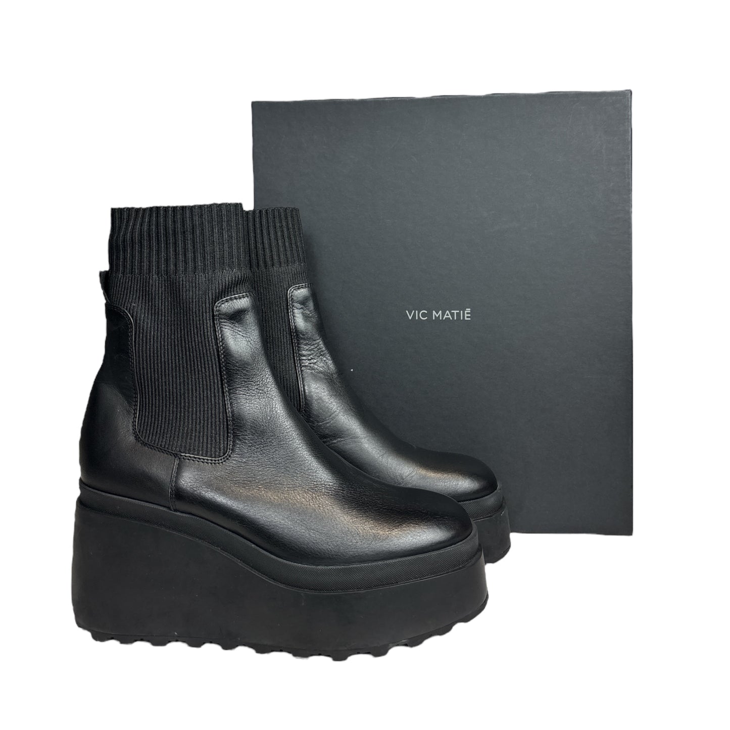 Platform Wedge Ankle Boots size 38