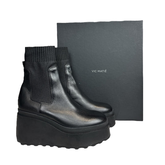 Platform Wedge Ankle Boots size 38