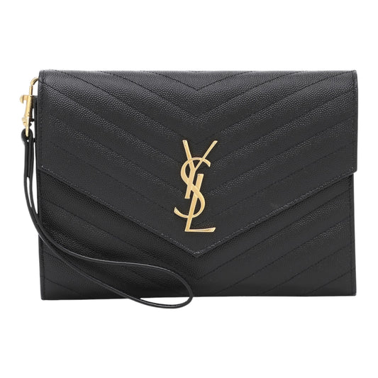 Cassandre matelassé leather clutch
