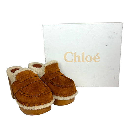 Joy Shearling Clogs size 38 New in Box