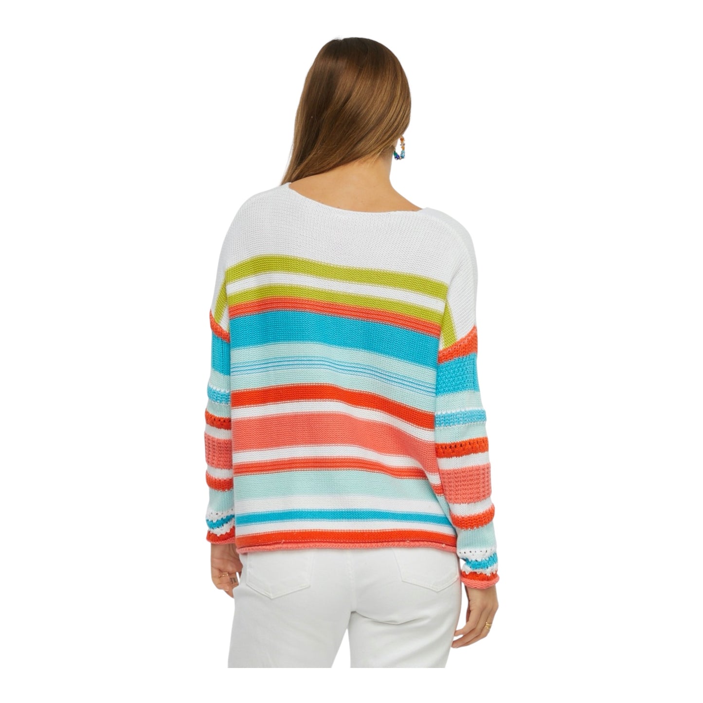 Bright Stripe Sweater size Small
