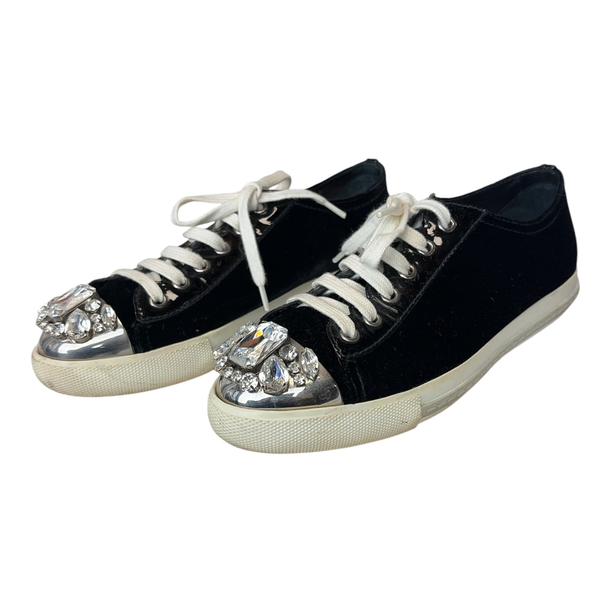 Crystal Embellished Sneakers size 37