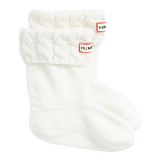 Cable Knit Cuff Welly Boot Socks size Large