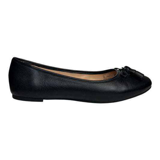 Benni Leather Bow Ballet Flats With Charms