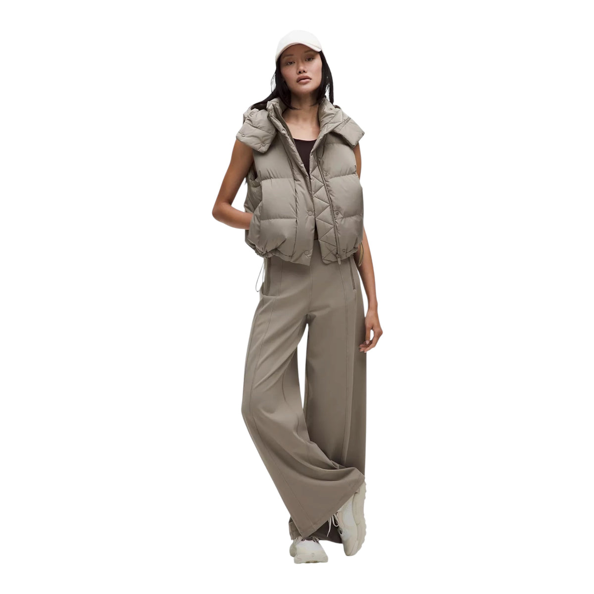 Wunder Puff 600 Down Filled Cropped Vest size 6
