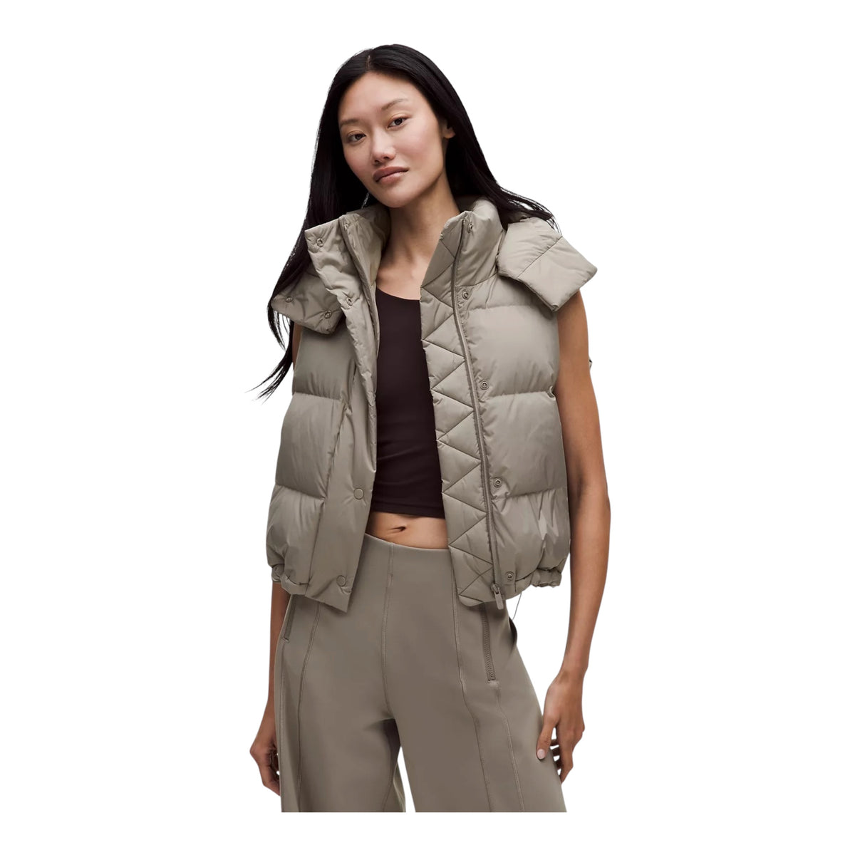 Wunder Puff 600 Down Filled Cropped Vest size 6