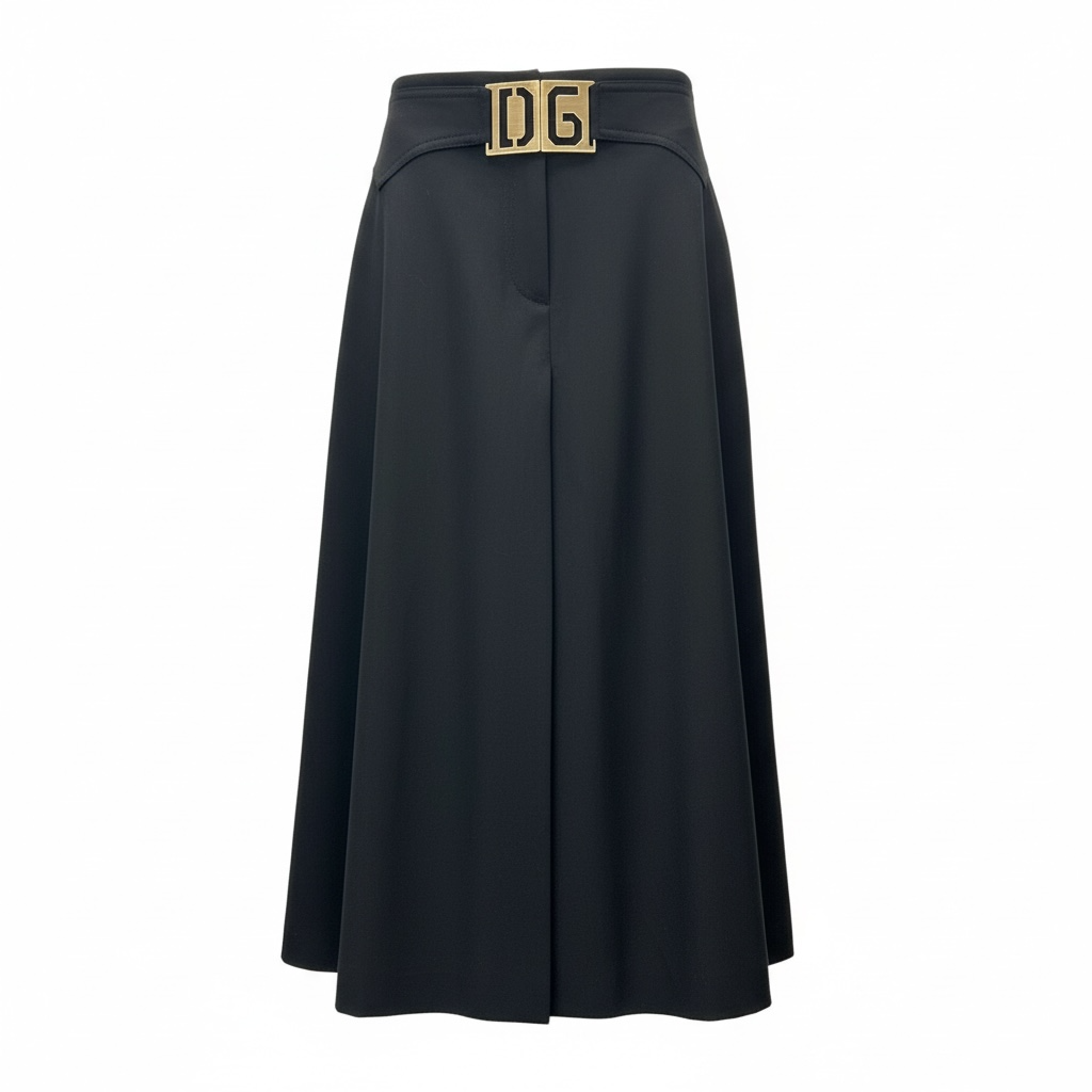Logo Buckle Skirt size 46