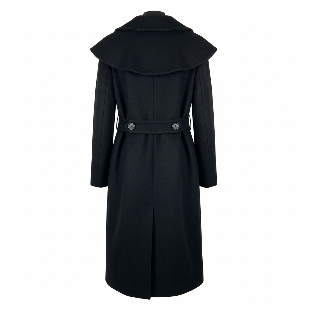 Draped Collar Coat size Small