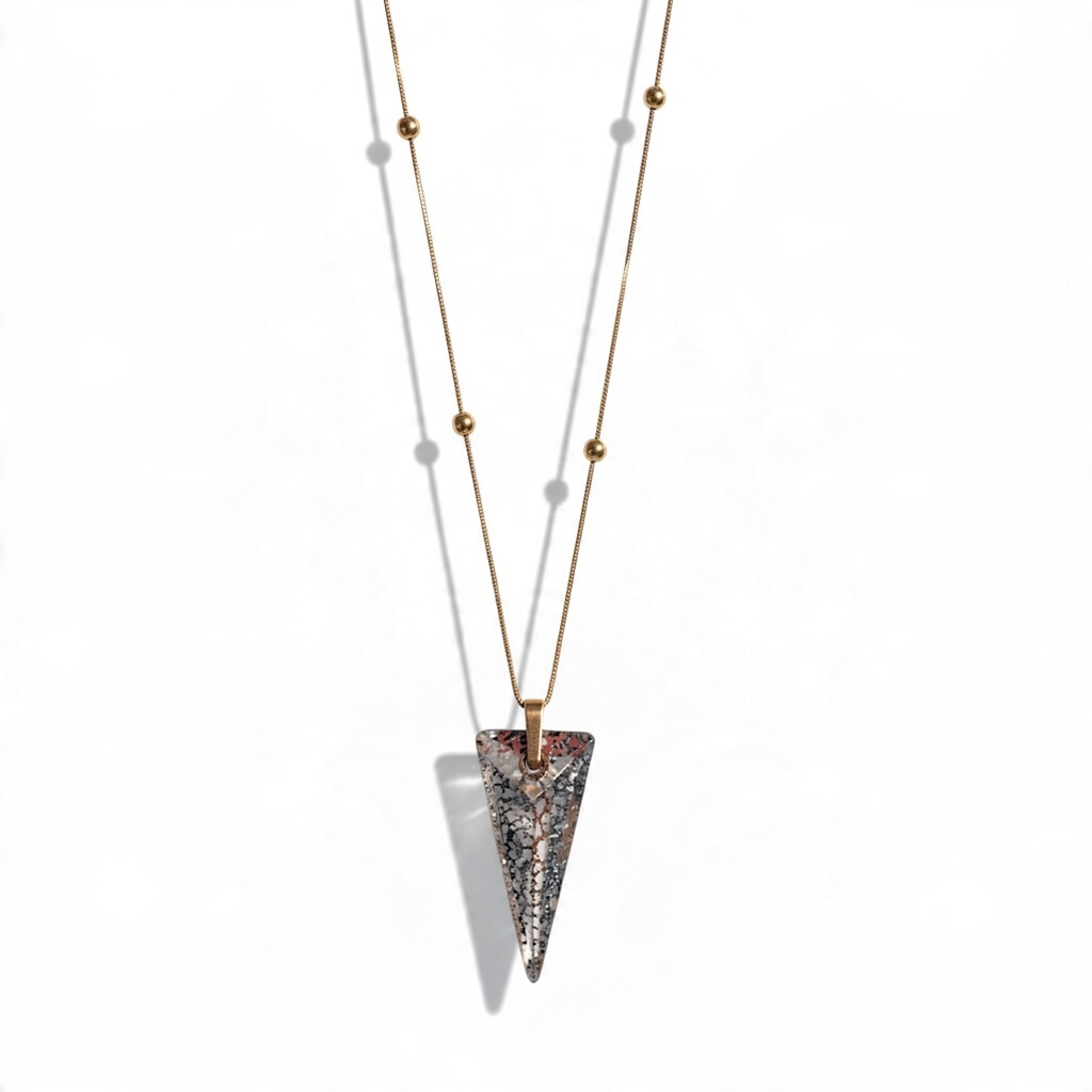 Ray Spike Pendant Crystal Infusion Necklace