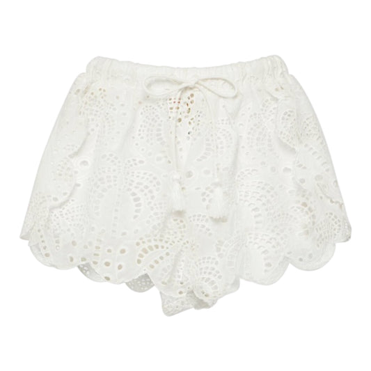 Laise Broderie Anglaise Cotton Shorts size Small