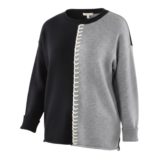 Color Block Stitch Sweater size M