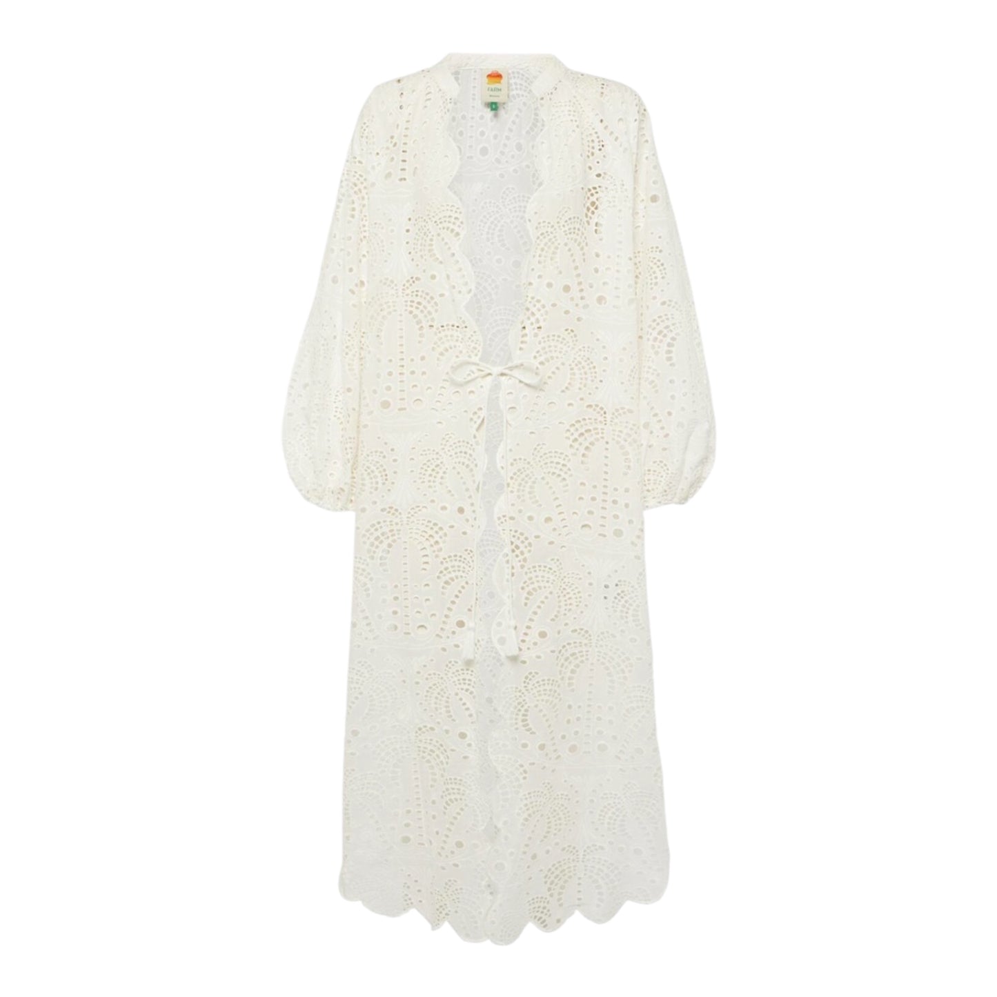 Laise Broderie Anglaise Beach Cover-Up size Small