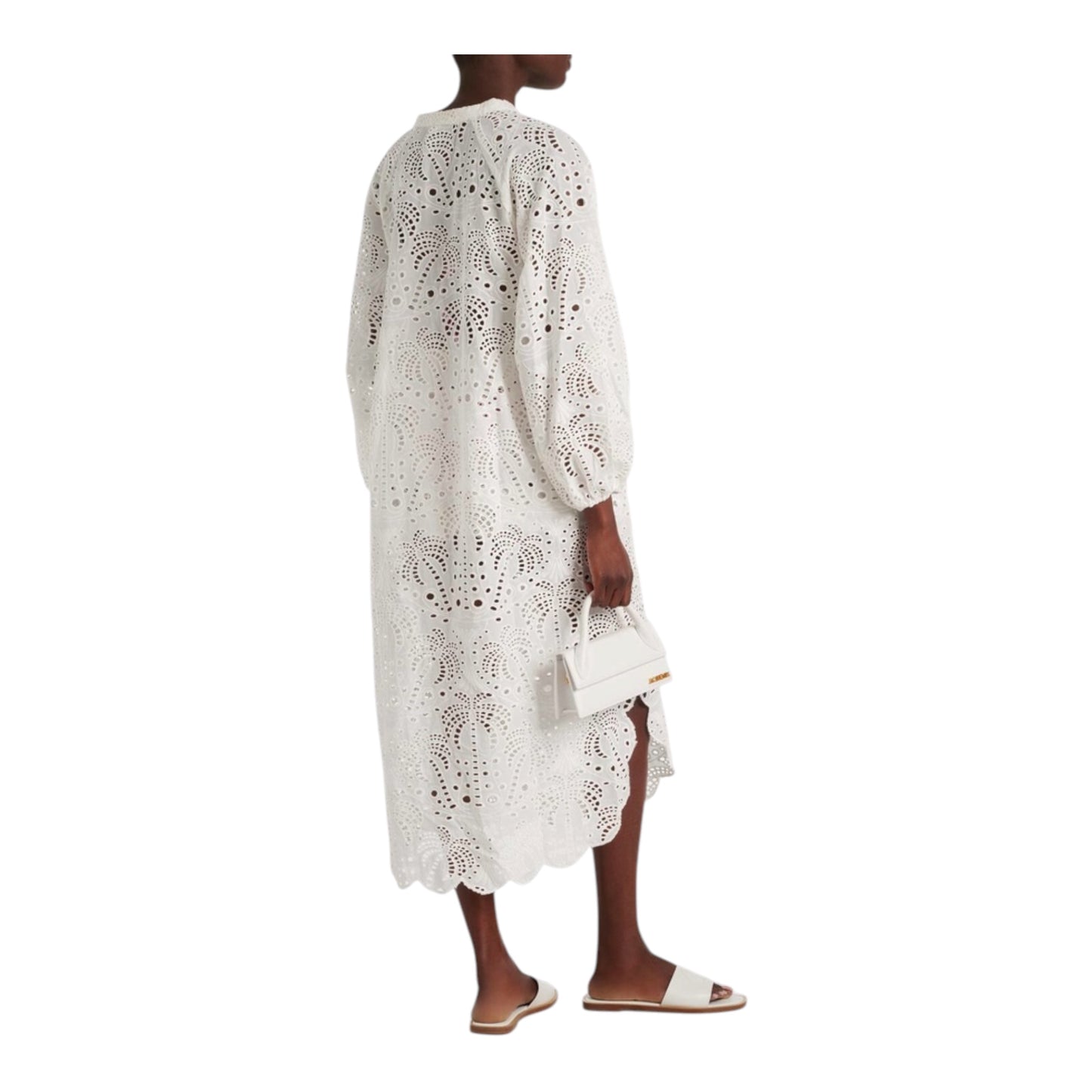 Laise Broderie Anglaise Beach Cover-Up size Small