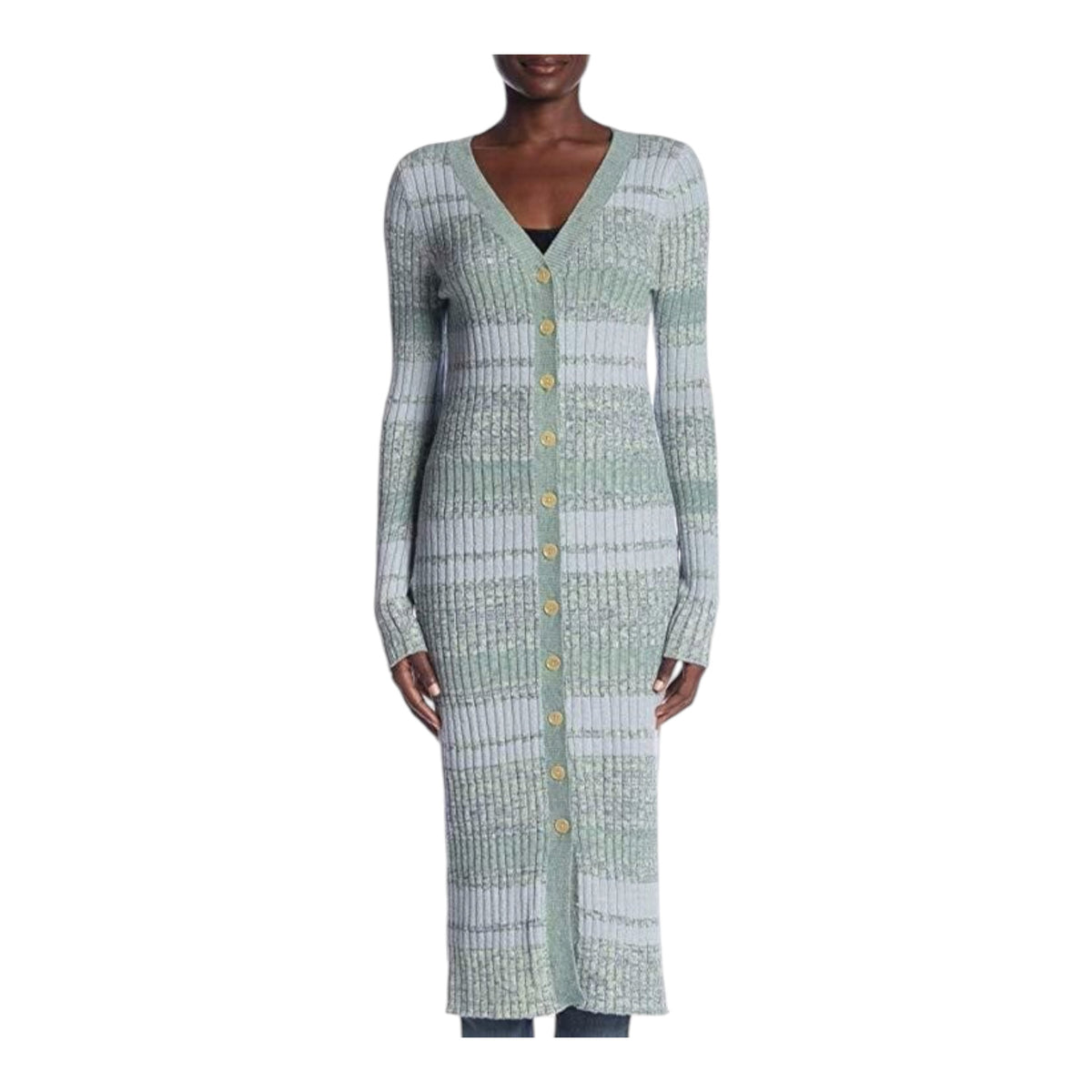 Ocean Button Front Long Cardigan size XSmall