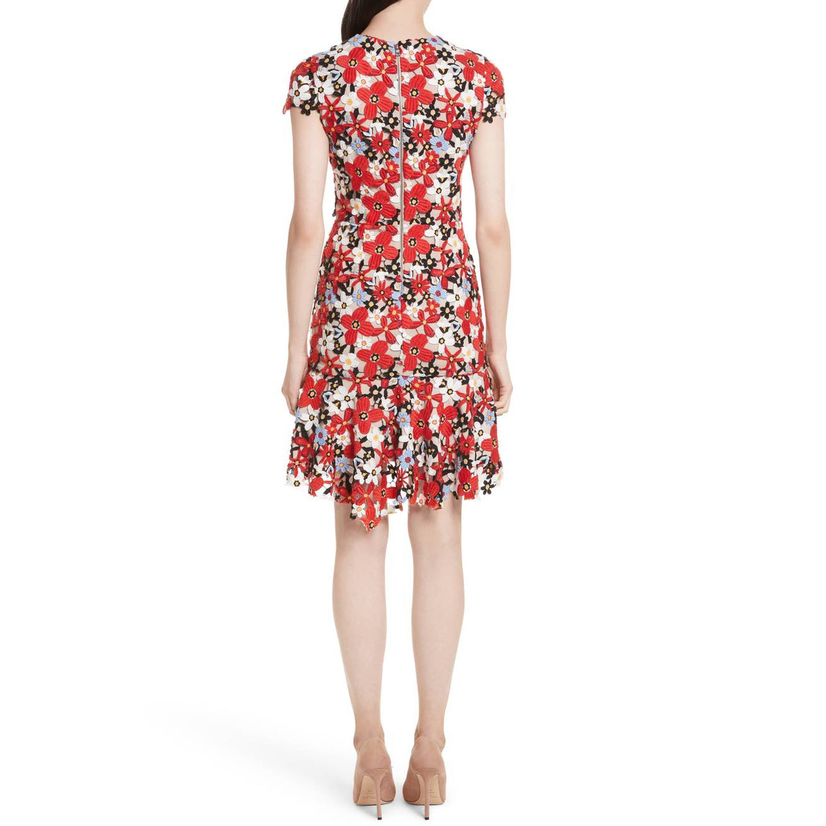 Imani Fit and Flare Floral Lace Dress size 0