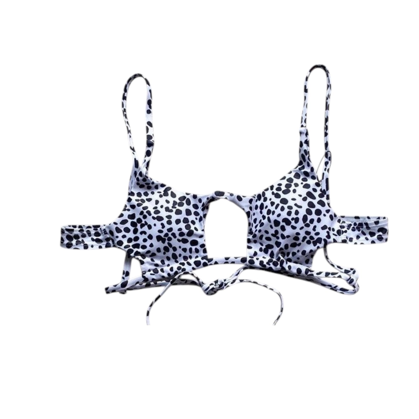 Spotted Bikini Top size Small NEW WITH TAGS