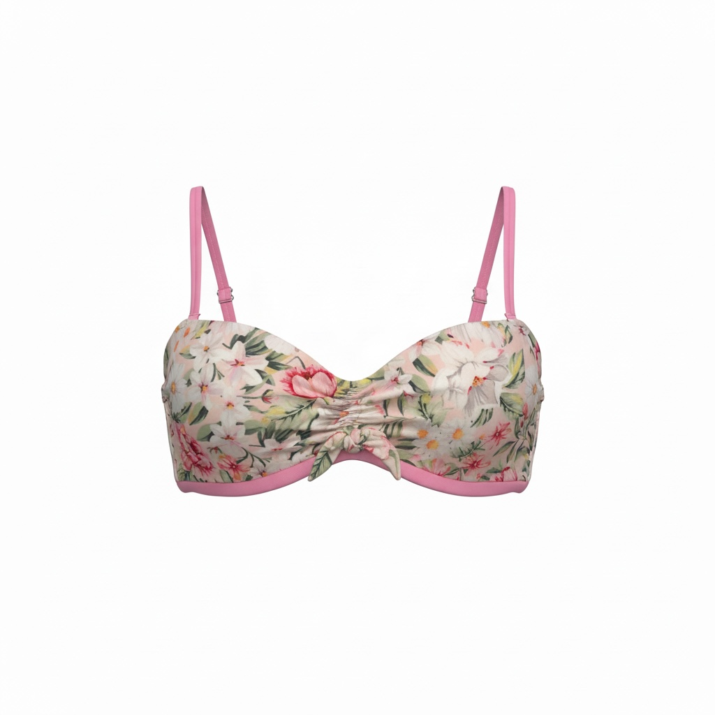Floral Bikini Top size Small NEW WITH TAGS